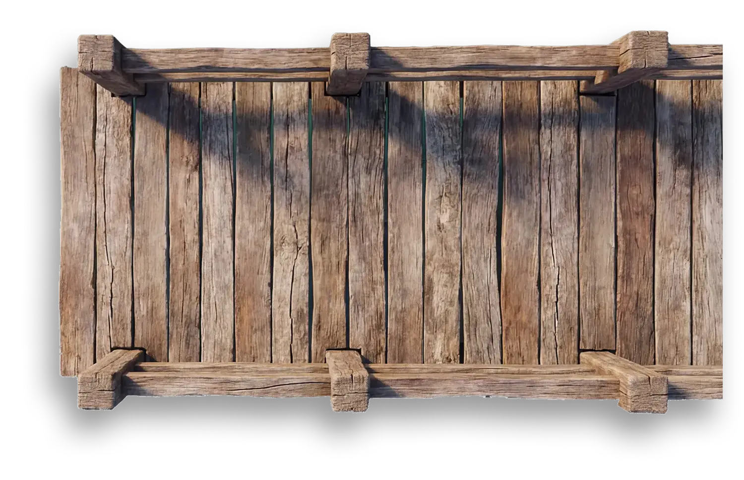 Wooden pier