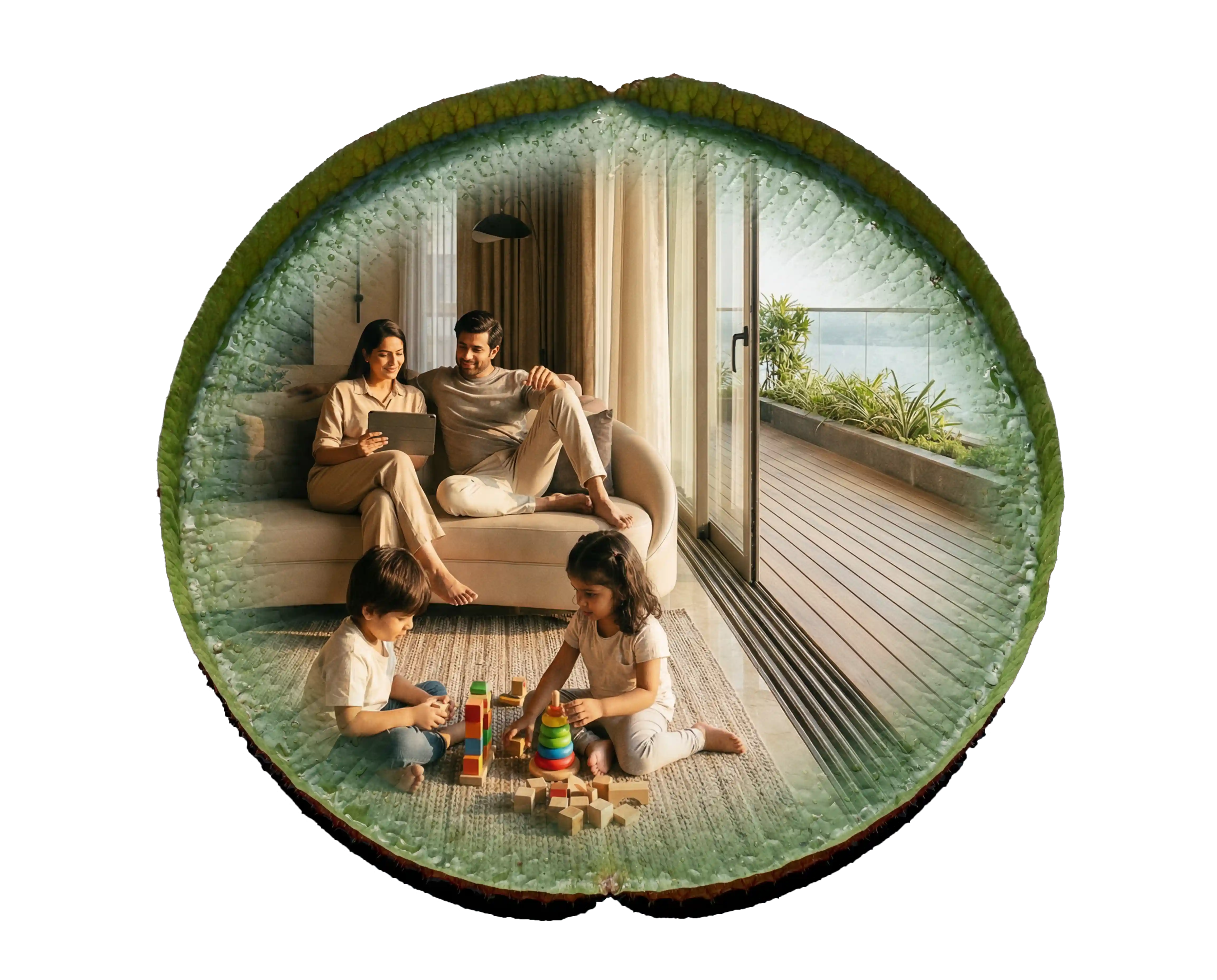 Family enjoying life at Watersong